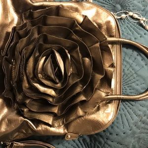 Beautiful metallic shoulder bag